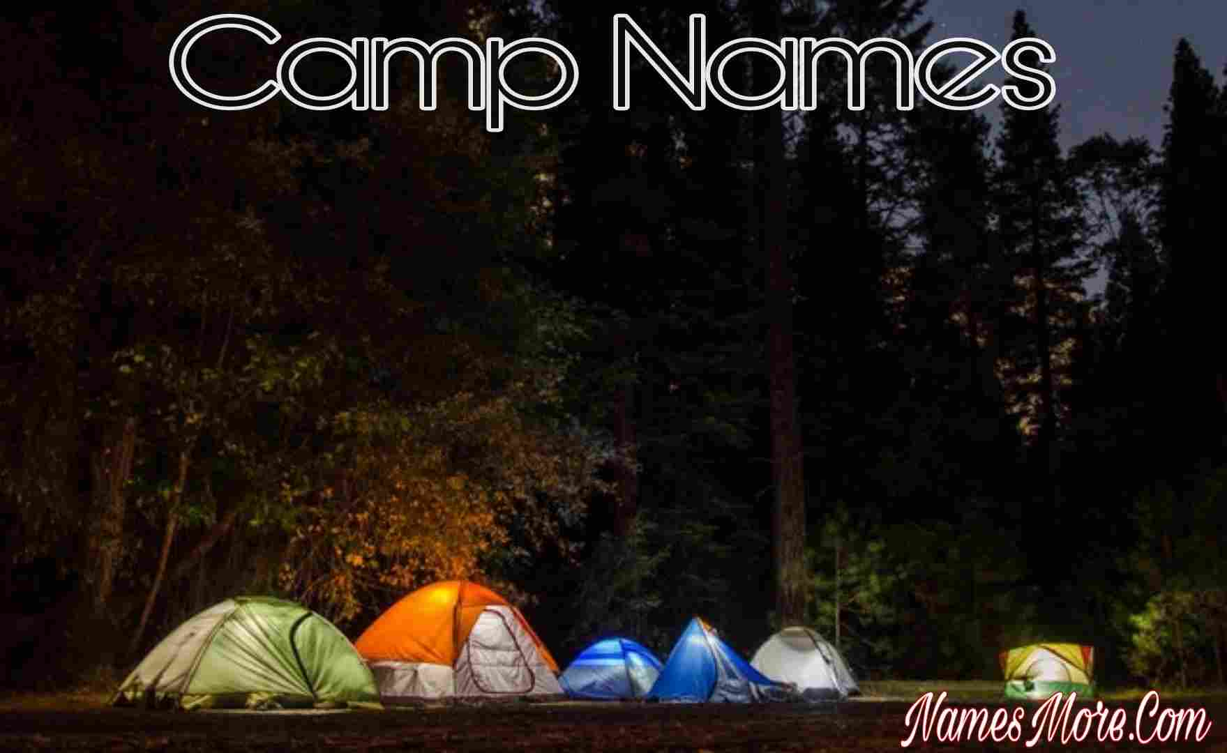 humorous camp names