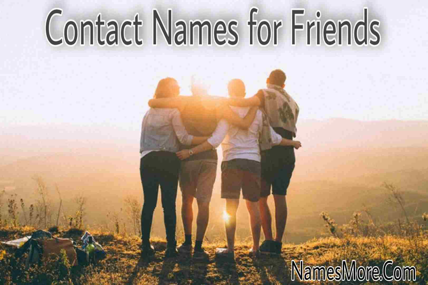 Featured Image for 600+ Contact Names For Friends [Cute And Funny]