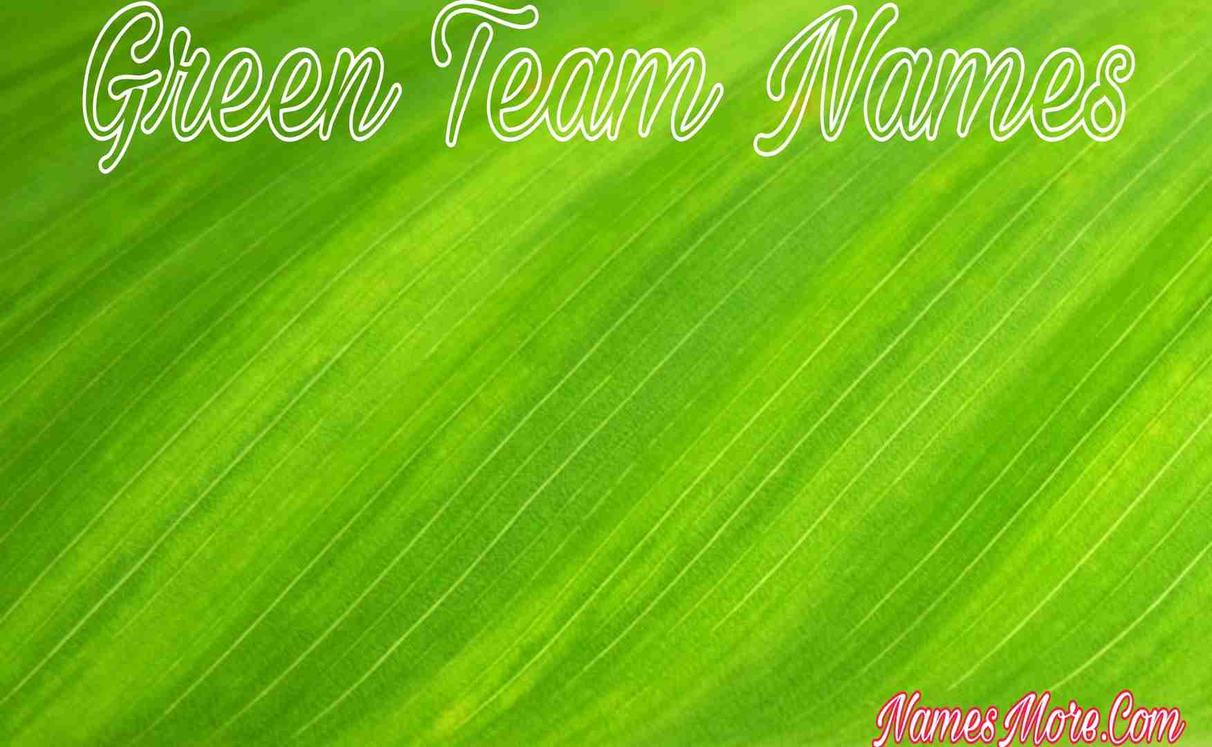 Featured Image for 700+ Green Team Names [Best Guide]