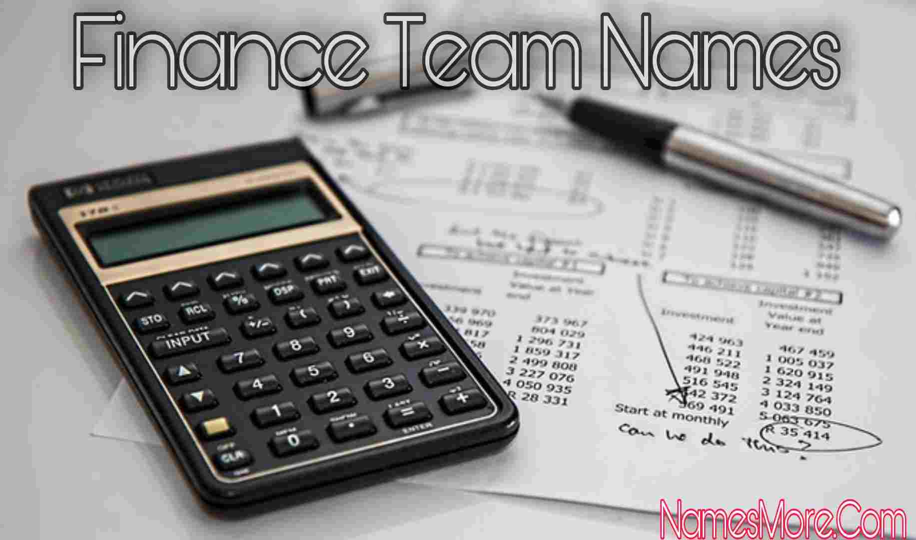 Featured Image for 960+ Finance Team Names (Researched Names)